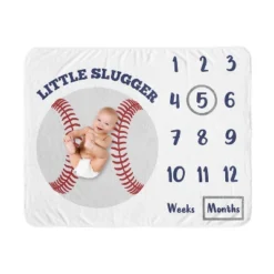 Sweet Jojo Designs Boy Milestone Swaddle Baby Blanket Baseball Patch Collection -Sweets Jojo Shop GUEST 032bf69f f388 48cd acb9 769532580b90