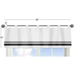 Sweet Jojo Designs Window Valance Treatment 54in. Hotel White And Black 9 Sweet Jojo Designs Window Valance Treatment 54in. Hotel White And Black -Sweets Jojo Shop GUEST 04c93b35 7d91 4f7d b294 59f2bf179977
