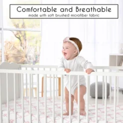 Sweet Jojo Designs Girl Baby Crib Bedding Set - Ballerina And Ballet Bows Pink And White 4pc -Sweets Jojo Shop GUEST 0ac19b60 c58c 4dfa 830f 0ce5d44118fd