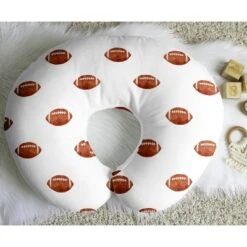 Sweet Jojo Designs Boy Support Nursing Pillow Cover (Pillow Not Included) Watercolor Sports Theme Brown And White -Sweets Jojo Shop GUEST 0b9810cb 4f35 4adf b9c7 7545a5ef3f6d