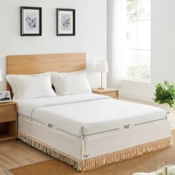 Sweet Jojo Designs Dust Ruffle Queen Bed Skirt Boho Fringe Macrame Ivory -Sweets Jojo Shop GUEST 0bd1ce7d 034e 4a54 acca 79dc7c737681