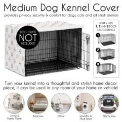 Sweet Jojo Designs Dog Crate Kennel Cover 36in. Baseball Patch Red And White -Sweets Jojo Shop GUEST 0cba23c4 f091 4ed7 aa1b 184b26170153