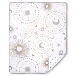 Sweet Jojo Designs Crib Bedding Set - Celestial - 11pc Pink/Gold