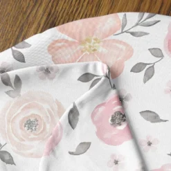 Sweet Jojo Designs Girl Support Nursing Pillow Cover (Pillow Not Included) Watercolor Floral Pink And Grey -Sweets Jojo Shop GUEST 102216d5 cb44 448d 83b4 53f82ad863da