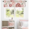 Sweet Jojo Designs Window Valance Treatment 54in. Peony Floral Garden Pink And Ivory -Sweets Jojo Shop GUEST 1109c6c2 e051 4690 a5c0 a528c3c77e6f