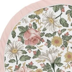 Sweet Jojo Designs Girl Baby Tummy Time Playmat Vintage Floral Pink Green And Yellow -Sweets Jojo Shop GUEST 11a20b0d 3c55 4865 bb4c 93c97d98c46e
