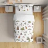 Sweet Jojo Designs Boy Girl Gender Neutral Unisex Toddler Bedding Set Watercolor Woodland Forest Animals Green Brown White 5pc -Sweets Jojo Shop GUEST 13f050a5 f601 4849 bcc9 a28745de7669