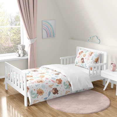 Sweet Jojo Designs Girl Toddler Bedding Set Mermaids Pink Blue And Orange 5pc 8 Sweet Jojo Designs Girl Toddler Bedding Set Mermaids Pink Blue And Orange 5pc - Image 6