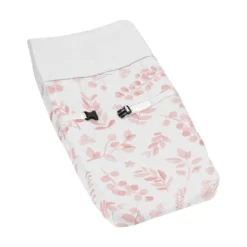 Sweet Jojo Designs Girl Changing Pad Cover Botanical Pink And White -Sweets Jojo Shop GUEST 185e2479 d031 45f2 ac93 c6592b7bb087