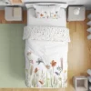 Sweet Jojo Designs Girl Toddler Bedding Set Watercolor Floral Garden Green Blue And Orange 5pc -Sweets Jojo Shop GUEST 195375ee d221 4969 b13c 164095a8c2ba