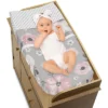 Sweet Jojo Designs Girl Changing Pad Cover Watercolor Floral Grey And Pink -Sweets Jojo Shop GUEST 1a26db0f 9bdc 4ed4 b1d8 6ea27aa2c367