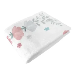 Sweet Jojo Designs Girl Baby Milestone Blanket Pop Floral Pink, Grey And Blue -Sweets Jojo Shop GUEST 1a7e793b 329c 4dad aaa0 80b1e26f1990