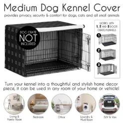 Sweet Jojo Designs Dog Crate Kennel Cover 36in. Boho Hatch Black And White -Sweets Jojo Shop GUEST 1f3989d8 f7d2 43e8 a2dd 2773c014cd85