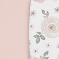 Sweet Jojo Designs Girl Baby Bassinet Fitted Sheets Set Watercolor Floral Pink Grey And White 2pc -Sweets Jojo Shop GUEST 242c046c 1224 47e7 833a 6067e2128f6b