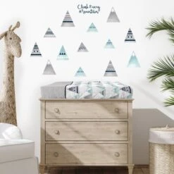 Sweet Jojo Designs Changing Pad Cover - Mountain - Gray