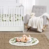 Sweet Jojo Designs Girl Baby Tummy Time Playmat Watercolor Magnolia Green And Ivory -Sweets Jojo Shop GUEST 2b5979fb 7aab 4a6d b7a8 0f4cba041a08