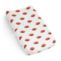 Sweet Jojo Designs Boy Changing Pad Sheet Football Brown And White -Sweets Jojo Shop GUEST 2ded929b 6deb 40ac a06d b3c999778302