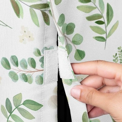 Sweet Jojo Designs Dog Crate Kennel Cover 24in. Botanical Green And White 4 Sweet Jojo Designs Dog Crate Kennel Cover 24in. Botanical Green And White - Image 2