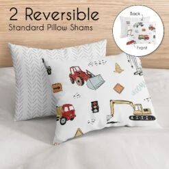 Sweet Jojo Designs Full/Queen Comforter Bedding Set Construction Truck Red Blue And Grey 3pc 10 Sweet Jojo Designs Full/Queen Comforter Bedding Set Construction Truck Red Blue And Grey 3pc -Sweets Jojo Shop GUEST 3d549a55 e470 48fd 84e4 33ec41a228b6