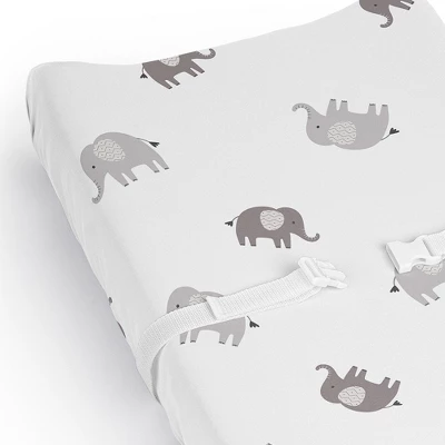 Sweet Jojo Designs Boy Girl Gender Neutral Unisex Changing Pad Sheet Boho Elephant Grey And White 5 Sweet Jojo Designs Boy Girl Gender Neutral Unisex Changing Pad Sheet Boho Elephant Grey And White - Image 3
