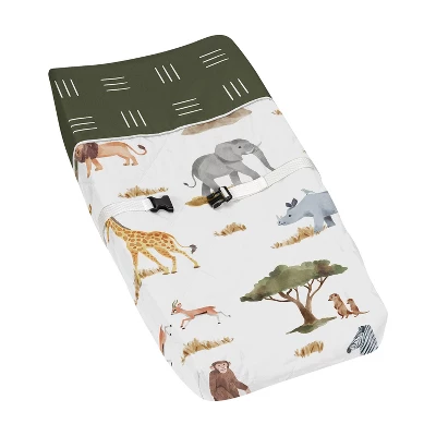 Sweet Jojo Designs Boy Or Girl Gender Neutral Unisex Changing Pad Cover Jungle Animals Yellow Orange And White 7 Sweet Jojo Designs Boy Or Girl Gender Neutral Unisex Changing Pad Cover Jungle Animals Yellow Orange And White - Image 5