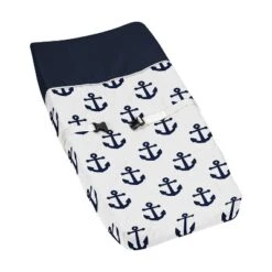 Sweet Jojo Designs Boy Or Girl Gender Neutral Unisex Changing Pad Cover Sailor Blue And White -Sweets Jojo Shop GUEST 428f32f8 6e9c 4859 a025 eaee9b6daaf7