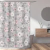 Sweet Jojo Designs Shower Curtain 72in.x72in. Watercolor Floral Grey Pink -Sweets Jojo Shop GUEST 436628f4 a1a5 430b 849f 1653eca933e6
