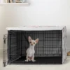 Sweet Jojo Designs Dog Crate Kennel Cover 24in. Watercolor Floral Pink And Grey -Sweets Jojo Shop GUEST 45d0cb77 850e 4d83 9ff6 7f5963f02460