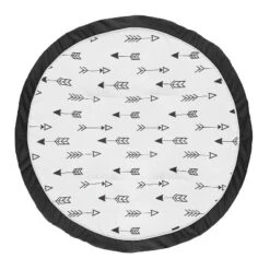 Sweet Jojo Designs Gender Neutral Baby Tummy Time Playmat Fox Black And White -Sweets Jojo Shop GUEST 4979185c c867 4139 8316 67542b09518d