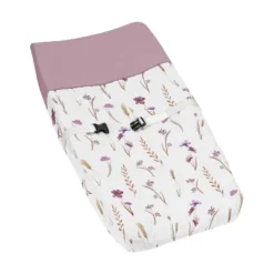 Sweet Jojo Designs Girl Changing Pad Cover Watercolor Floral Garden Purple And Taupe -Sweets Jojo Shop GUEST 4d3029a3 8c78 44ba aab9 00781f94f919