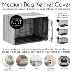 Sweet Jojo Designs Gender Neutral Unisex Dog Crate Kennel Cover 36in. Boho Jacquard White And Grey -Sweets Jojo Shop GUEST 4fa5ae88 1545 4135 8240 3bcce6b96baa