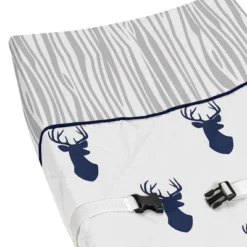 Sweet Jojo Designs Boy Changing Pad Cover Stag Navy Blue And White -Sweets Jojo Shop GUEST 52006cd5 e083 4de3 82a4 bb1d0e3fde85