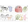 Sweet Jojo Designs Boy Or Girl Gender Neutral Unisex Wall Decal Stickers Art Nursery Décor Farm Animals Multicolor 4pc -Sweets Jojo Shop GUEST 52c9e578 4573 4142 8951 f60374f6ad7c