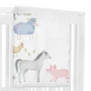 Sweet Jojo Designs Boy Or Girl Gender Neutral Unisex Milestone Swaddle Baby Blanket Farm Animals