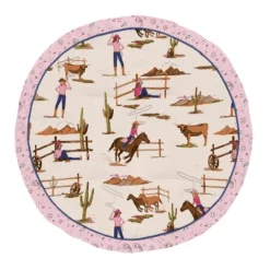 Sweet Jojo Designs Girl Baby Tummy Time Playmat Western Cowgirl Pink Brown And Beige -Sweets Jojo Shop GUEST 55260022 56d9 4a67 828b db29865d68c5