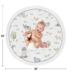 Sweet Jojo Designs Boy Or Girl Gender Neutral Unisex Baby Tummy Time Playmat Farm Animals -Sweets Jojo Shop GUEST 55d63b0e 6b73 4550 af57 acf2a1d3c395