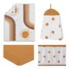 Sweet Jojo Designs Baby Crib Bedding Set - White And Pumpkin Boho Sun Collection 4pc -Sweets Jojo Shop GUEST 593cd7b6 534e 4109 8380 f121e76002f2