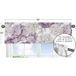 Sweet Jojo Designs Girl Window Valance Treatment 54in. Peony Floral Garden Purple Ivory And Green -Sweets Jojo Shop GUEST 5c10fa25 48d3 4494 a4ba 00792658c3d4
