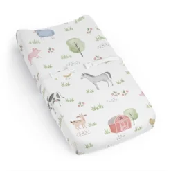 Sweet Jojo Designs Gender Neutral Unisex Changing Pad Sheet Farm Animals Multicolor -Sweets Jojo Shop GUEST 5c3e1612 1a2d 47a2 81d5 3ba8f3f5cc8c