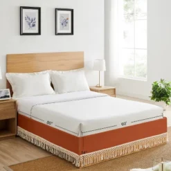 Sweet Jojo Designs Girl Dust Ruffle Queen Bed Skirt Boho Floral Wildflower Orange And Ivory 9 Sweet Jojo Designs Girl Dust Ruffle Queen Bed Skirt Boho Floral Wildflower Orange And Ivory -Sweets Jojo Shop GUEST 5c5e2f30 db37 4c6e a834 e3988a9a05c7