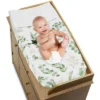 Sweet Jojo Designs Girl Changing Pad Cover Botanical Leaf Green And White -Sweets Jojo Shop GUEST 5c9b1680 7186 4300 9e92 0451e218a59c