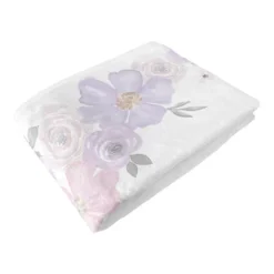 Sweet Jojo Designs Girl Milestone Swaddle Baby Blanket Watercolor Floral Purple Grey And Pink -Sweets Jojo Shop GUEST 5d25de8b e86d 4e4f a889 6b822de229b1