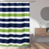 Sweet Jojo Designs Shower Curtain 72in.x72in. Stripe Blue Green And White -Sweets Jojo Shop GUEST 5e76bd6d b61e 4895 83cf b4819da64387