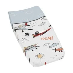 Sweet Jojo Designs Boy Changing Pad Cover Airplane Red Blue And White -Sweets Jojo Shop GUEST 616e1a64 d405 457a 839d 08aecba6d2c9