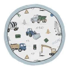 Sweet Jojo Designs Boy Baby Tummy Time Playmat Construction Truck Green Blue And Grey -Sweets Jojo Shop GUEST 61cae2cd 854a 4872 aad2 6591296af84f