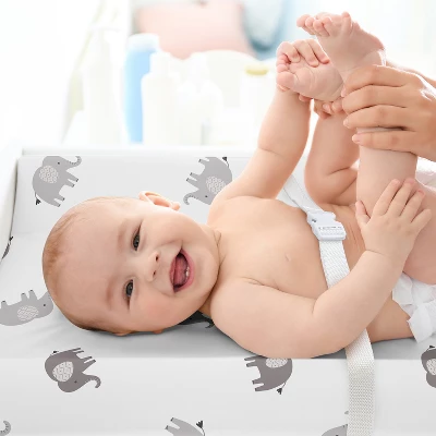 Sweet Jojo Designs Boy Girl Gender Neutral Unisex Changing Pad Sheet Boho Elephant Grey And White 4 Sweet Jojo Designs Boy Girl Gender Neutral Unisex Changing Pad Sheet Boho Elephant Grey And White - Image 2