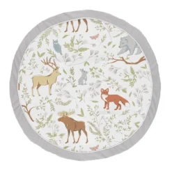 Sweet Jojo Designs Boy Or Girl Gender Neutral Unisex Baby Tummy Time Playmat Woodland Toile Grey Green And Taupe -Sweets Jojo Shop GUEST 63d4bee8 9cd2 4a27 b272 cffc56de4073