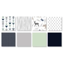 Navy & Mint Woodsy Bedding Set (Toddler) - Sweet Jojo Designs 7 Navy & Mint Woodsy Bedding Set (Toddler) - Sweet Jojo Designs -Sweets Jojo Shop GUEST 6471f9cc d1ed 430a ad90 a815b041dd5f