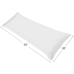 Sweet Jojo Designs Boy Or Girl Gender Neutral Unisex Body Pillow Cover (Pillow Not Included) 54in.x20in. Solid White -Sweets Jojo Shop GUEST 692e880a 8a0c 4eb1 ae31 57061cc0a98d