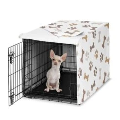 Sweet Jojo Designs Dog Crate Kennel Cover 24in. Paw And Bone Brown Grey And Taupe -Sweets Jojo Shop GUEST 6ab6b7e7 fd6f 497c a523 b9994a1180a8